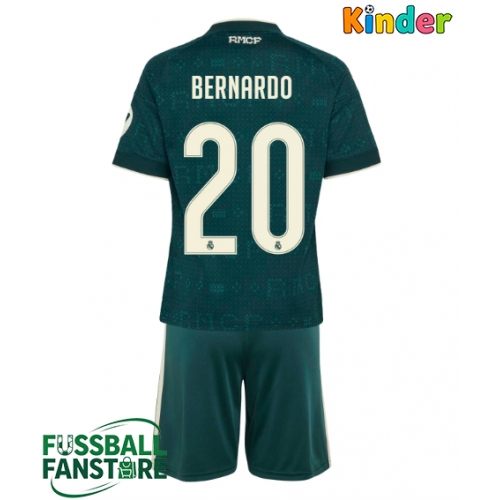 Real Madrid Bernardo Silva #20 Replik Auswärtstrikot Kinder 2026-27 Kurzarm (+ Kurze Hosen)